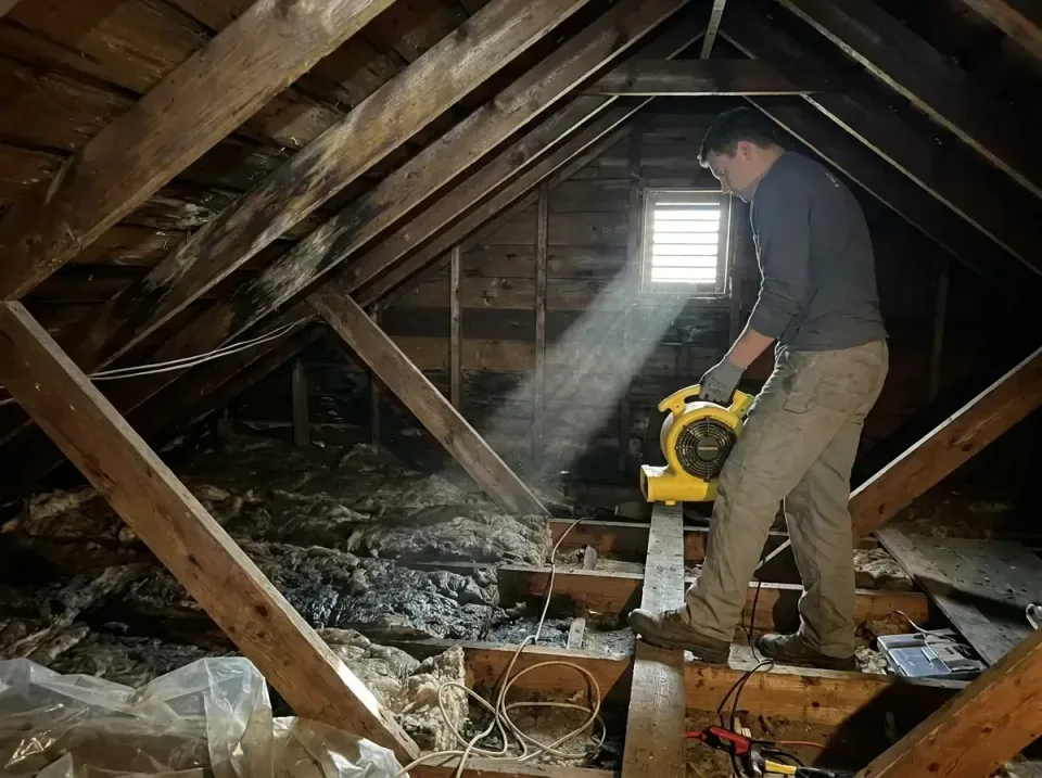 attic-water-damage-drying-proc-007 — frequently asked questions, Emergency Water Extraction & 24/7 Flood Response in Forestd…